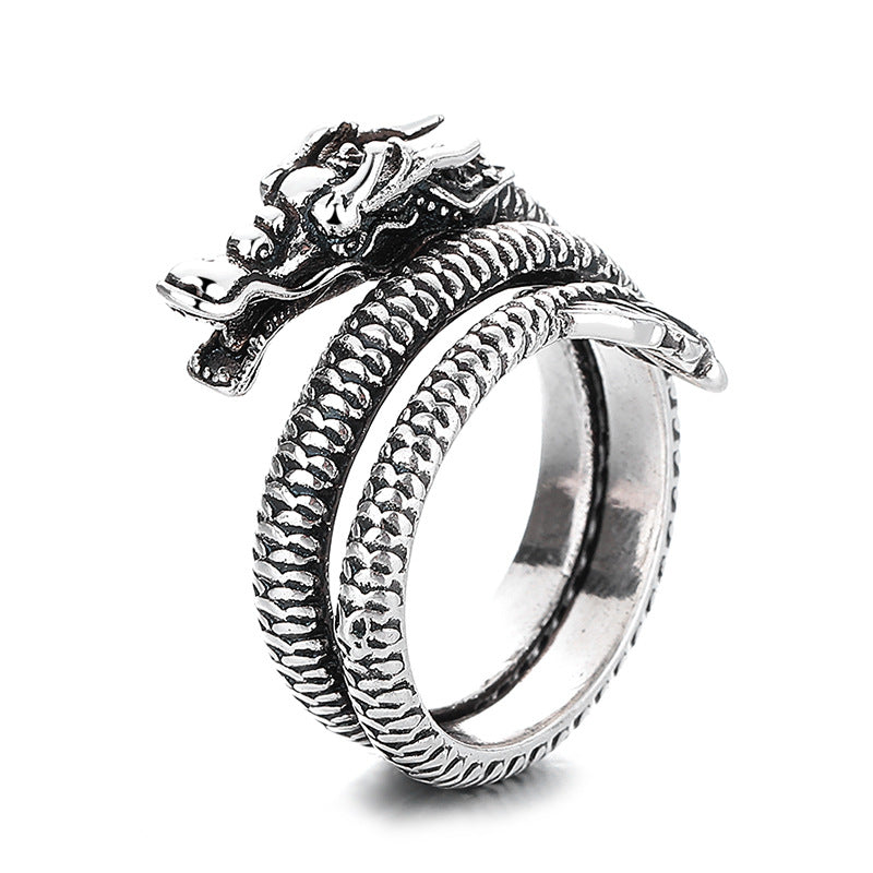 Aura Craft Three-Circle Dragon Lucky Ring 4