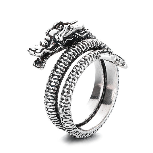 Aura Craft Three-Circle Dragon Lucky Ring 4