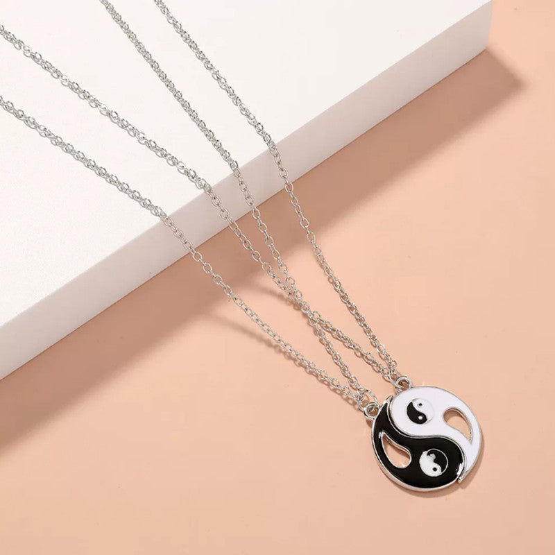 Aura Craft Feng Shui Tai Chi Yin Yang Couple Blessing Lucky Pendant 3