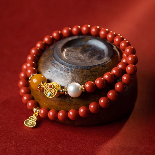 Aura Craft Feng Shui Vermillion Lucky Love Bracelet 5