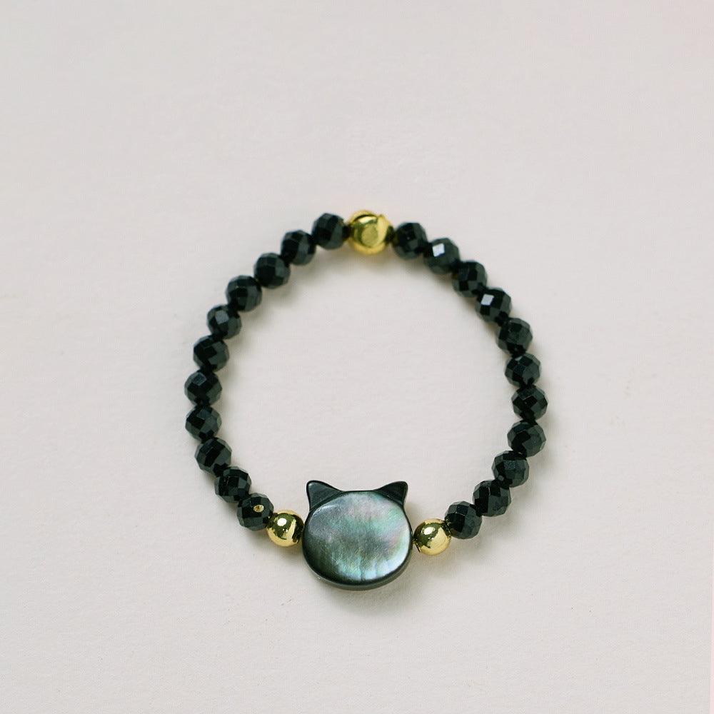 Aura Craft Natural Stone Good Luck Health Flex Ring