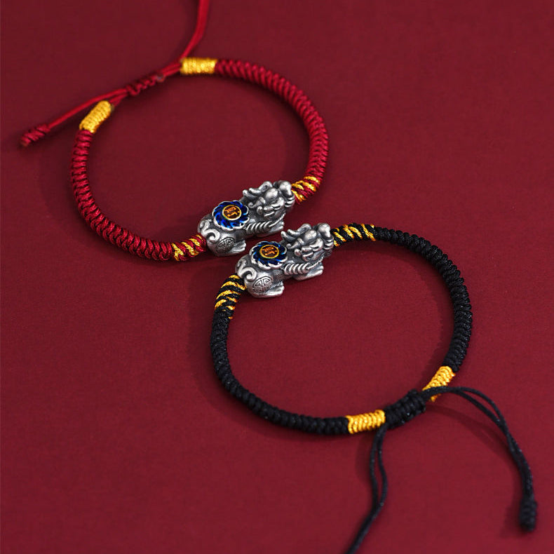 Aura Craft Pixiu Braided Red String Bracelet for Fortune and Evil 6