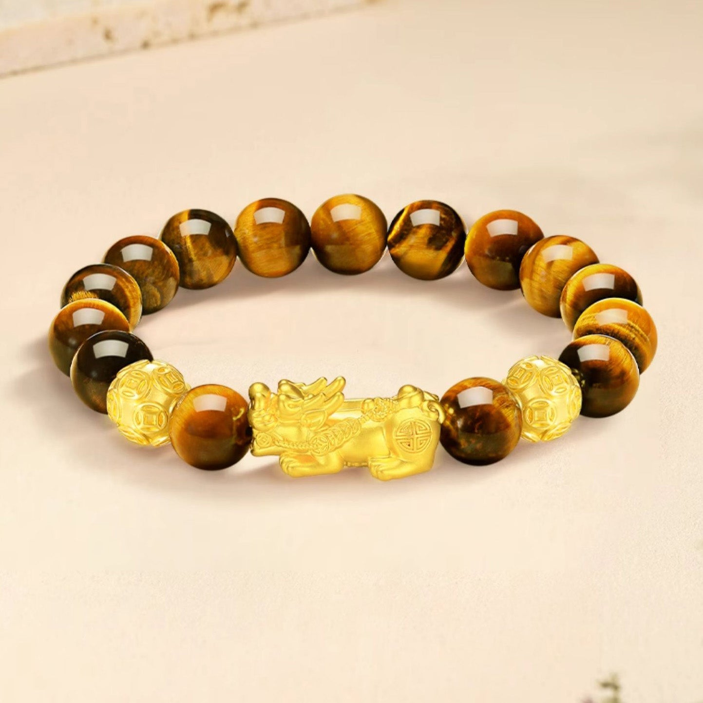 Aura Craft Tiger's Eye Feng Shui Pixiu Fortune Bracelet 3