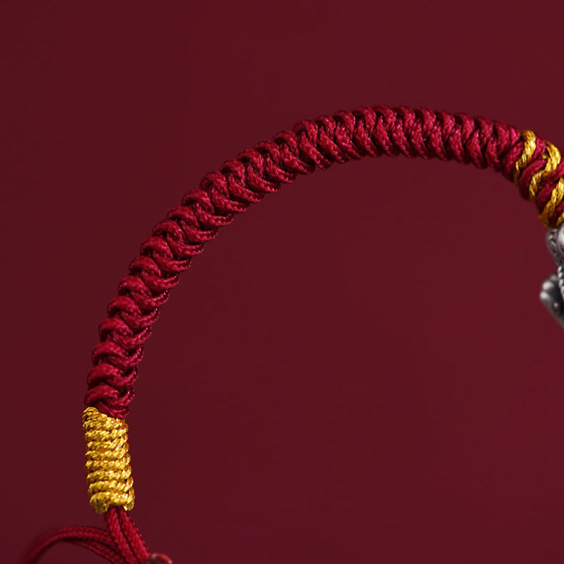 Aura Craft Pixiu Braided Red String Bracelet for Fortune and Evil 5