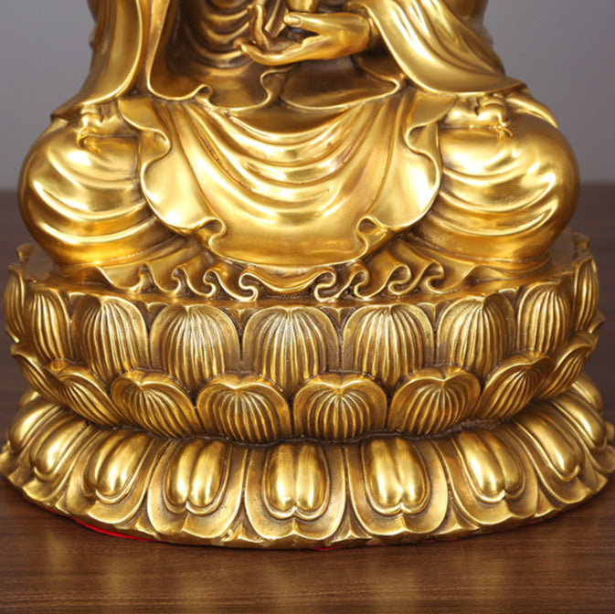 Aura Craft Feng Shui Guanyin Buddha meditation ornament, suitable for quiet rooms and study rooms 6