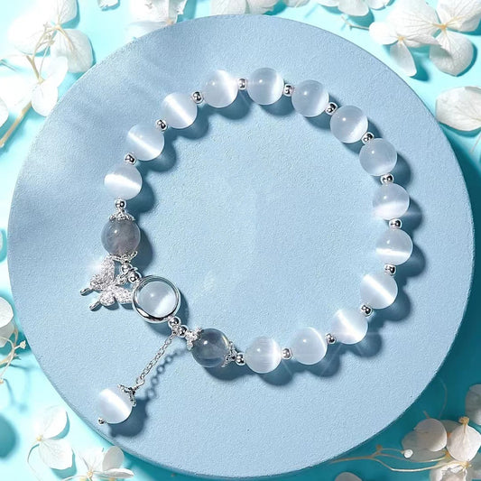 Aura Craft Cat's Eye Butterfly Blessing Lucky Bracelet 1