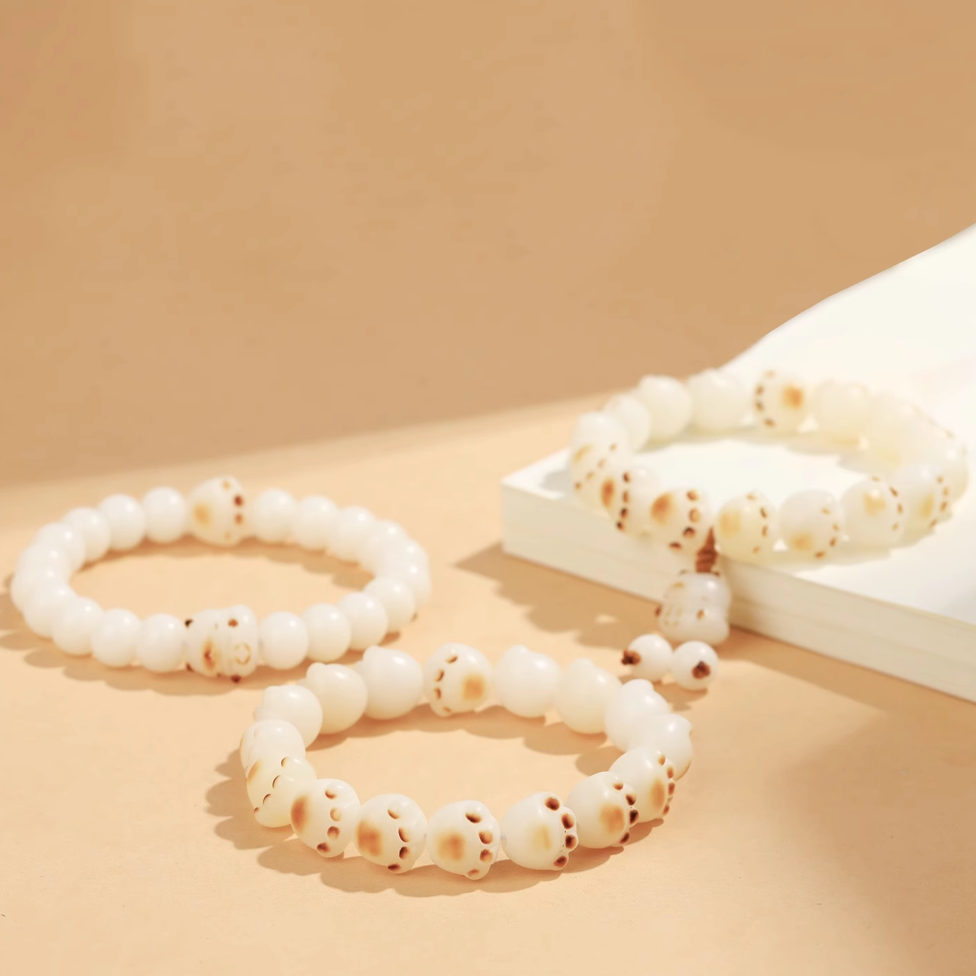 Aura Craft Lucky Cat's Paw Bodhi Root Bracelet 9