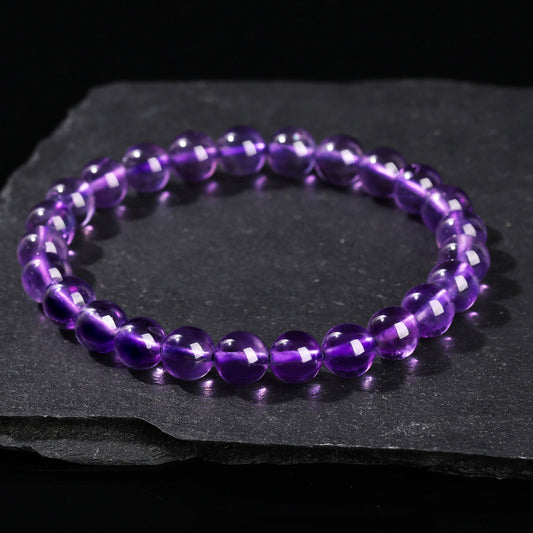 Aura Craft Natural Amethyst Meditation Blessing Bracelet 1