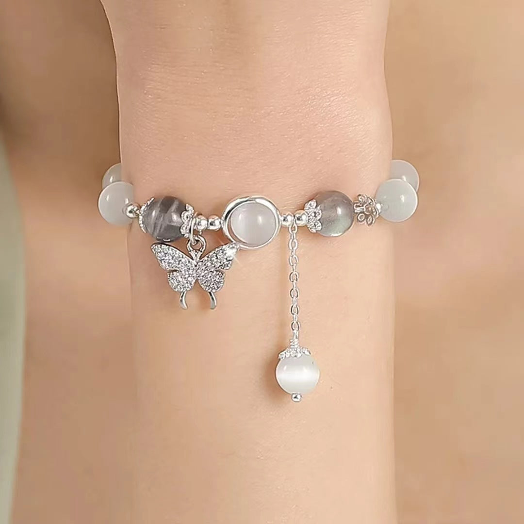 Aura Craft Cat's Eye Butterfly Blessing Lucky Bracelet 4
