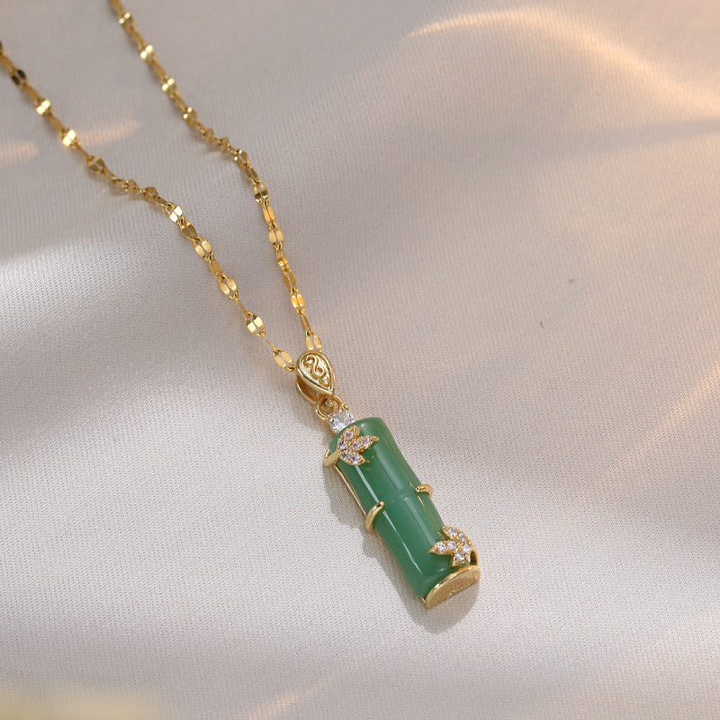 Lucky jade necklace pendant that brings unexpected wealth 2