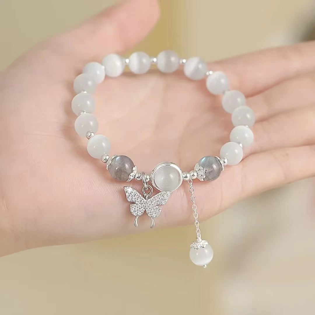 Aura Craft Cat's Eye Butterfly Blessing Lucky Bracelet 3
