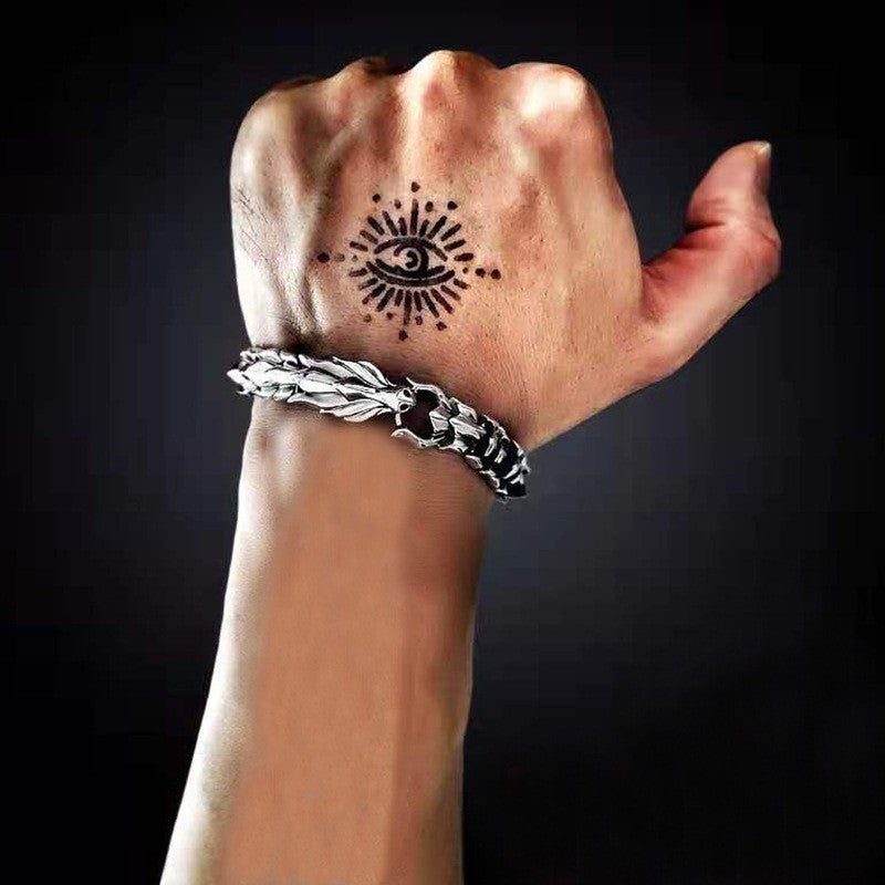 Aura Craft  Loong Head and Scale Amulet Bracelet 4