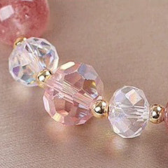 Aura Craft Strawberry Crystal Lucky Money Bag Decoration Blessing Fortune Bracelet 5