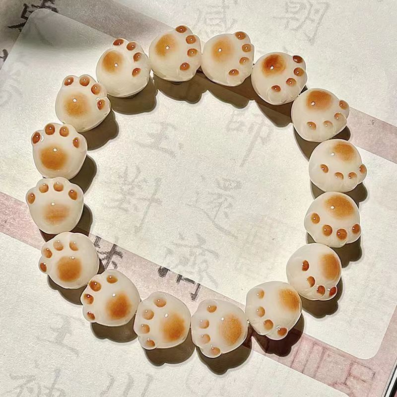 Aura Craft Lucky Cat's Paw Bodhi Root Bracelet 5