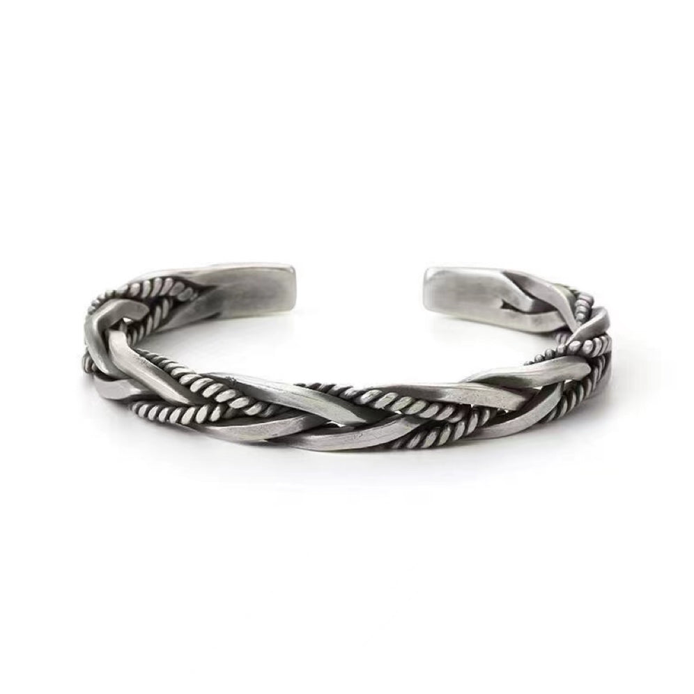 Aura Craft Mobius Hemp Rope Alloy Bracelet 6