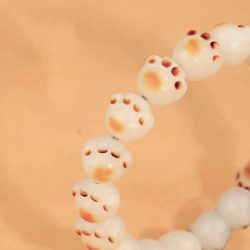 Aura Craft Lucky Cat's Paw Bodhi Root Bracelet 8