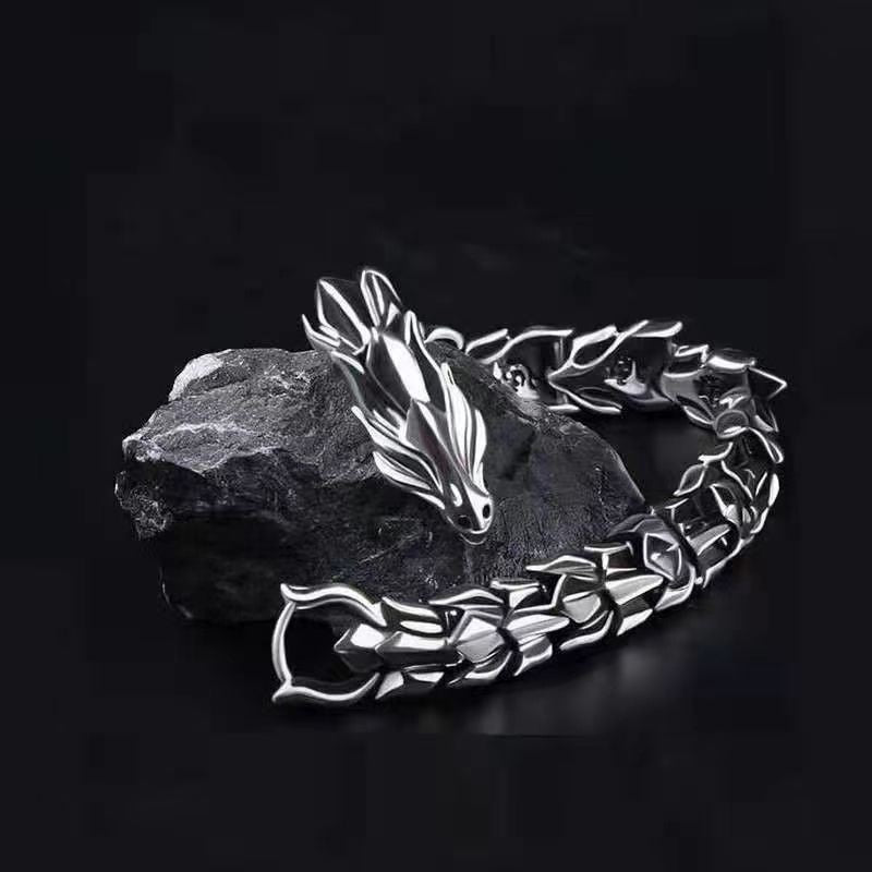 Aura Craft  Loong Head and Scale Amulet Bracelet 3