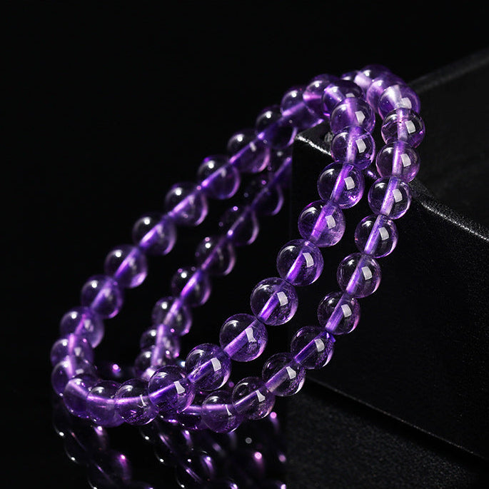 Aura Craft Natural Amethyst Meditation Blessing Bracelet 4