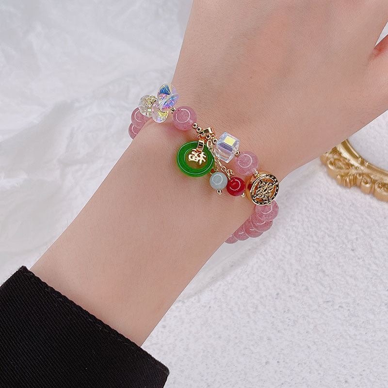 Aura Craft Strawberry Crystal Blessing Bracelet 5