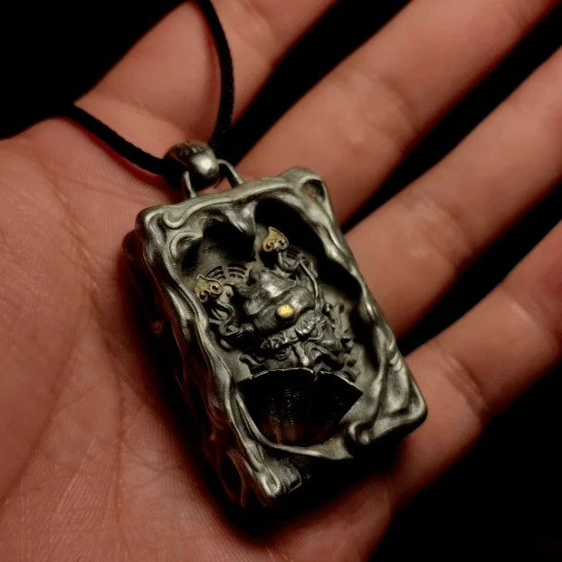 Aura Craft Feng Shui Zhong Kui Amulet Copper Pendant 5