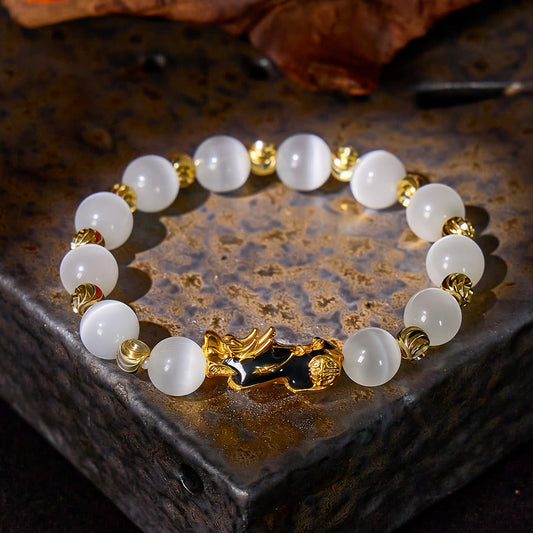 Aura Craft Cat's Eye Pixiu Lucky Fortune Bracelet 1