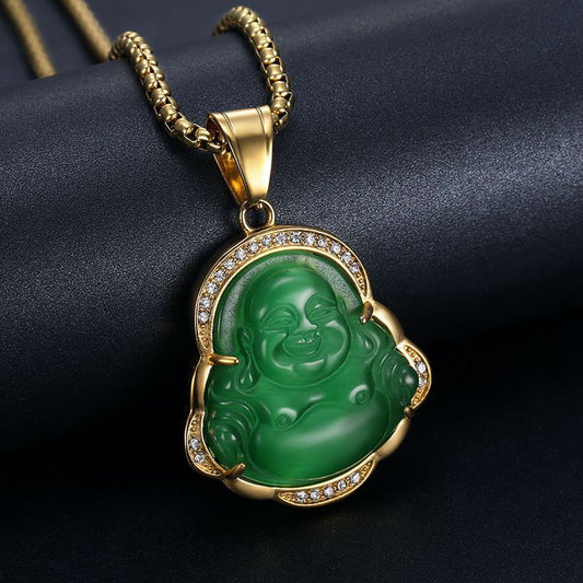Aura Craft Maitreya Buddha necklace blessing mood collection Reiki 1