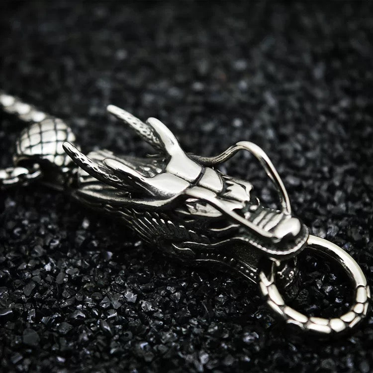 Aura Craft Oriental Dragon Amulet Pendant 6