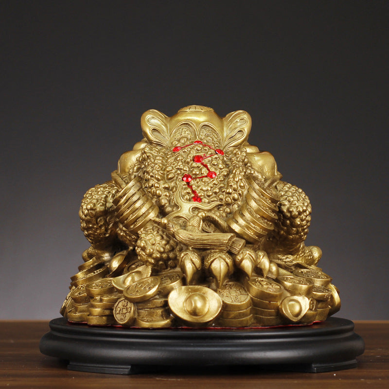 Aura Craft Feng Shui Fortune Toad Collecting Reiki Display piece 4