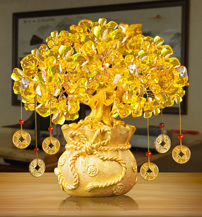 Aura Craft Feng Shui Collection Wealth Citrine Gathering Reiki Display piece 7