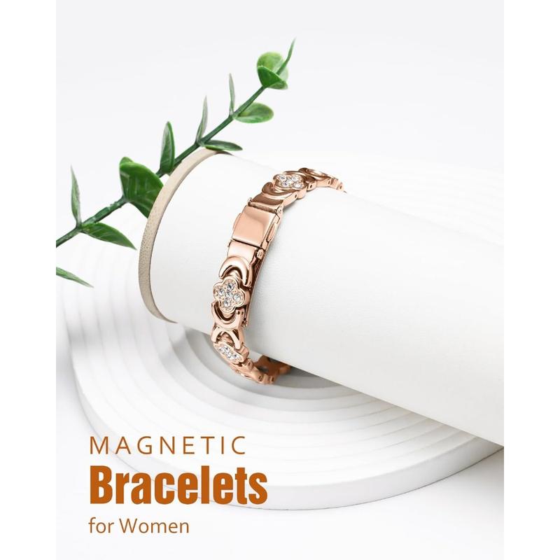 Aura Craft Pure Copper Health Bracelet with 3500 Gauss Magnetic Force 8