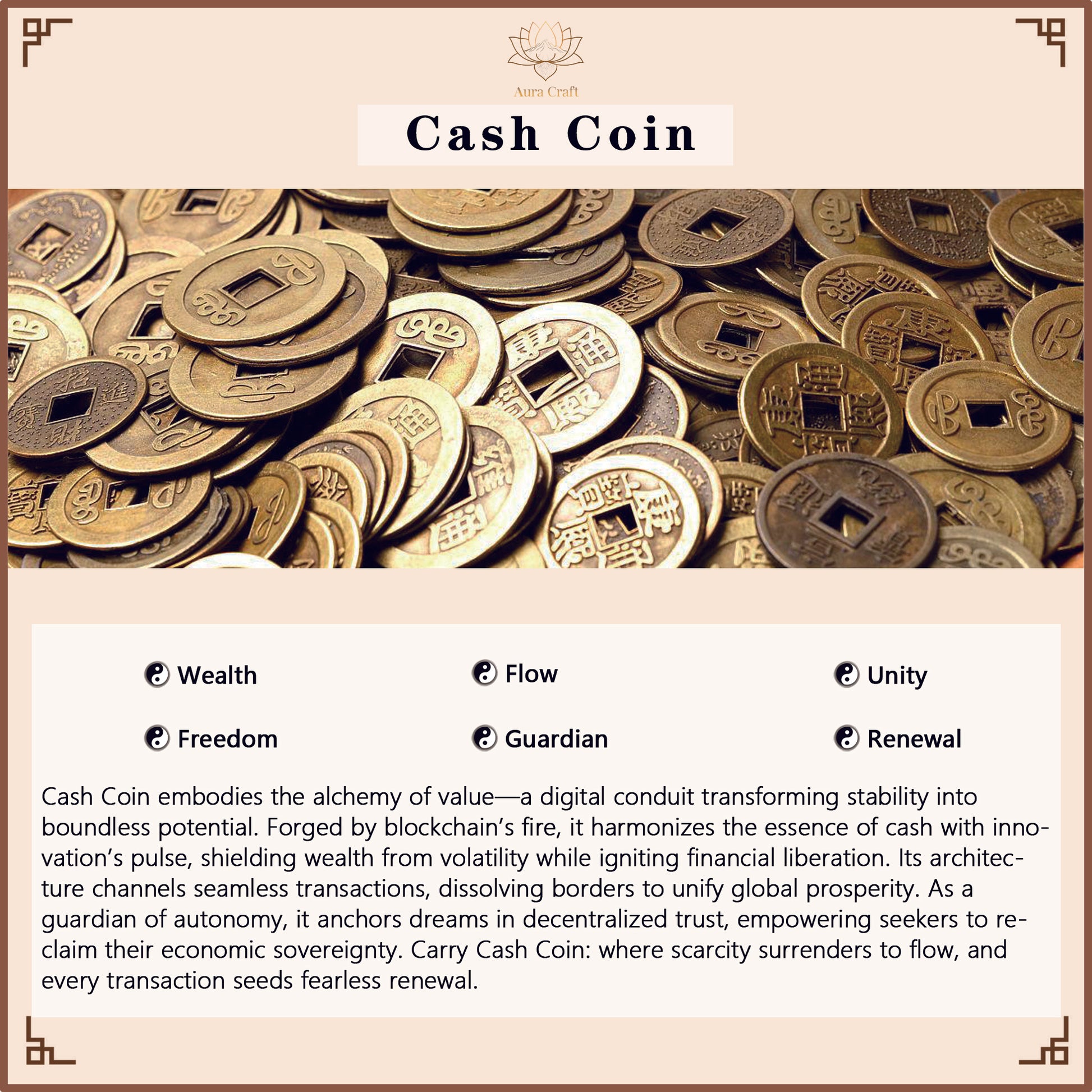 aura craft cash coin