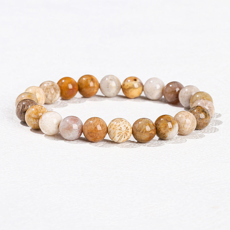 Aura Craft Natural Agate Crystal Gemstone Reiki Beaded Bracelet 6