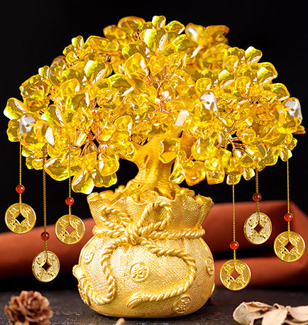 Aura Craft Feng Shui Collection Wealth Citrine Gathering Reiki Display piece 3