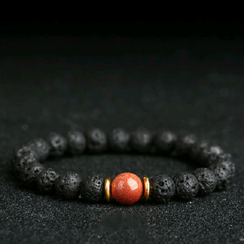 Aura Craft Volcanic Rock Meditation Blessing Bracelet 2