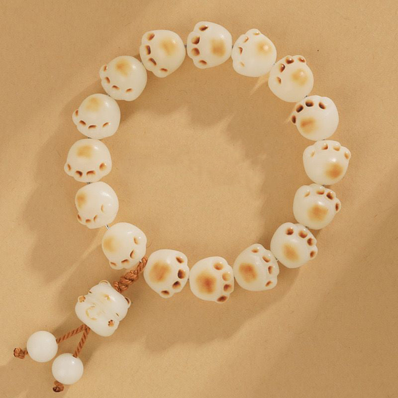 Aura Craft Lucky Cat's Paw Bodhi Root Bracelet 13
