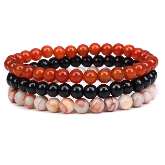 Aura Craft Natural Agate Multiple Blessings Lucky Health Bracelet 1