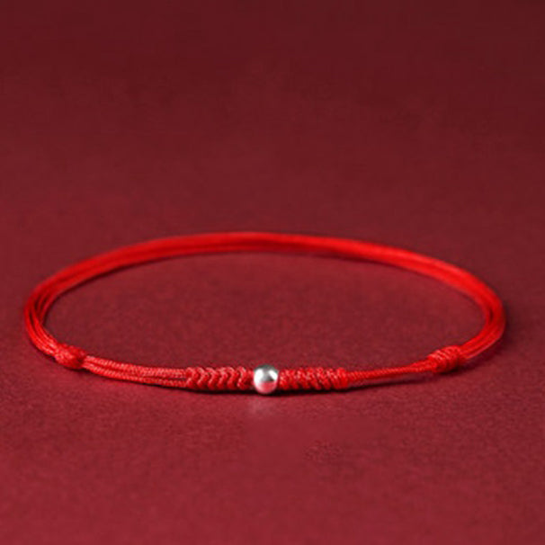 Aura Craft s925 sterling silver good luck beads red string bracelet 2
