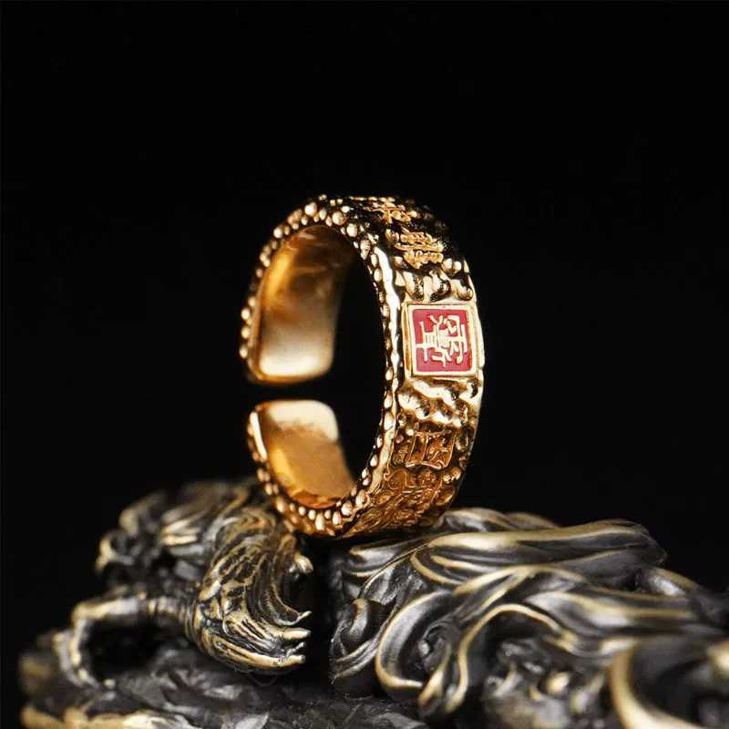 Aura Craft Feng Shui Yin Yang Fortune-Attracting and Evil-Warning Ring 3