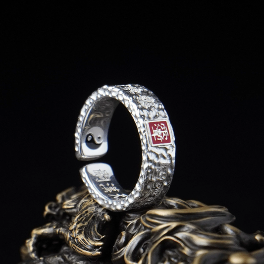 Aura Craft Feng Shui Yin Yang Fortune-Attracting and Evil-Warning Ring 2