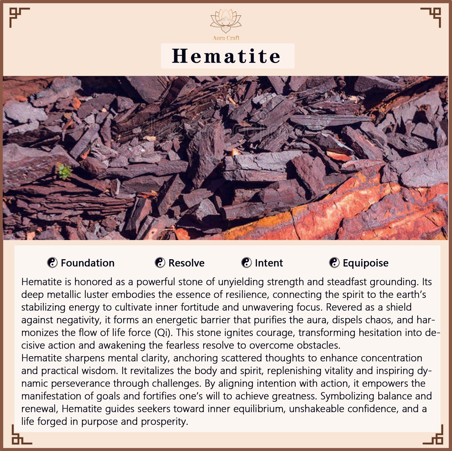 aura craft hematite 