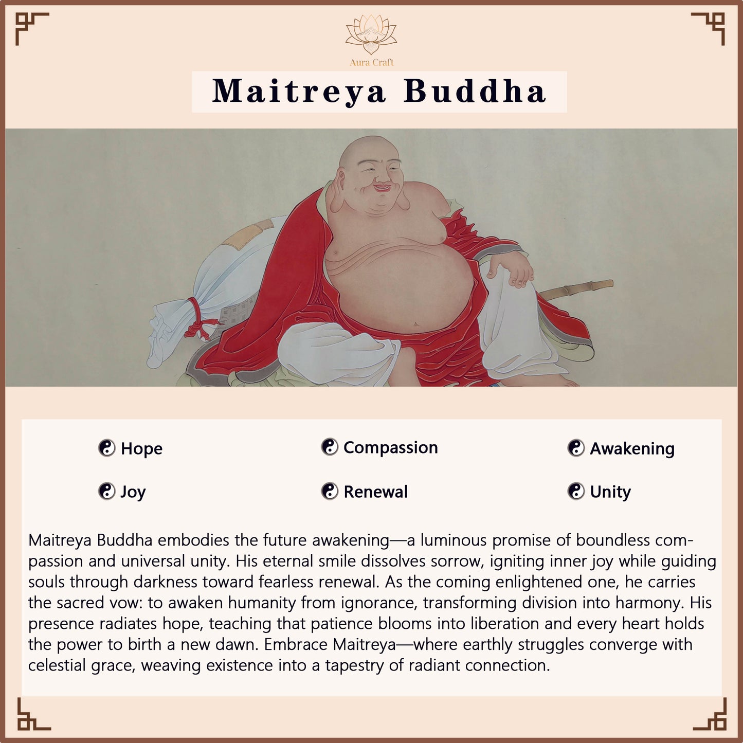 aura craft maitreya buddha